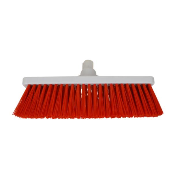 Interchange 12'' Broom Head - Soft - Red